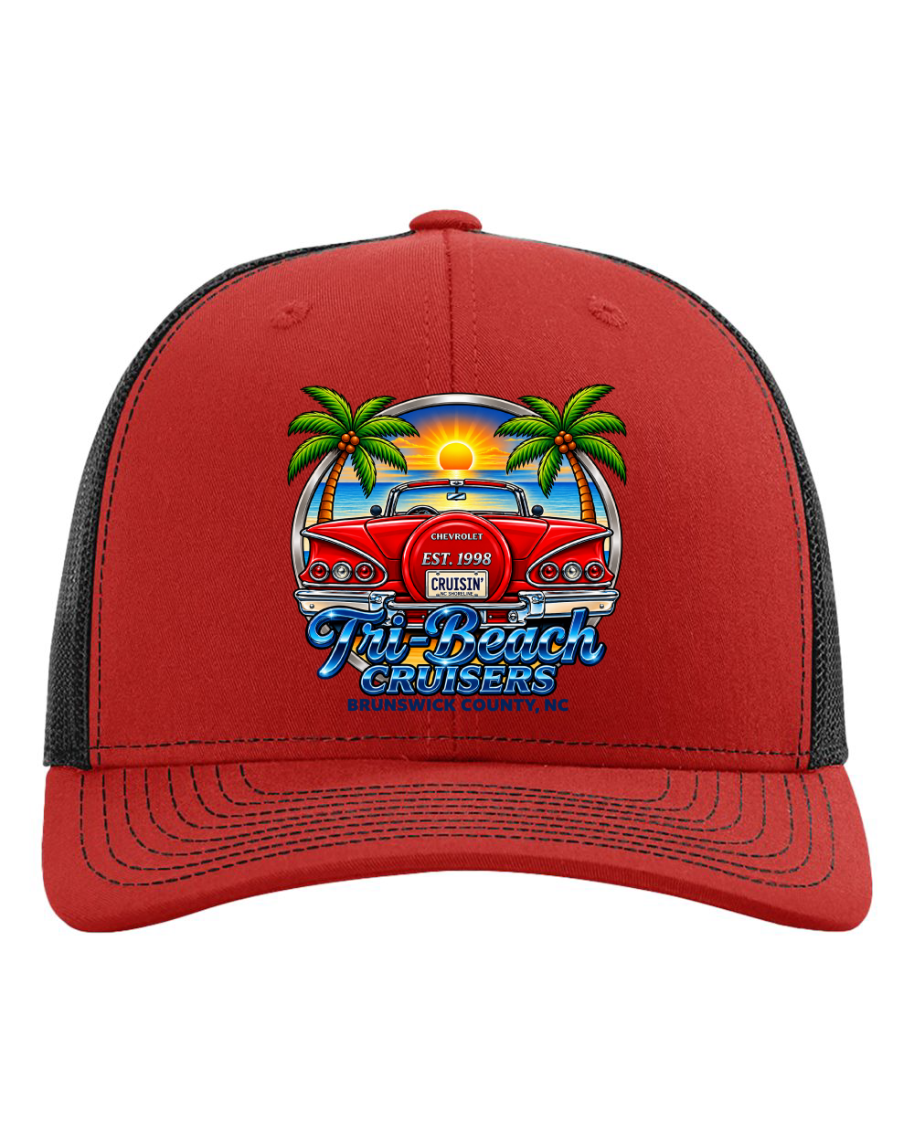 Tri-Beach Cruisers New Design Richardson Snapback Trucker Cap