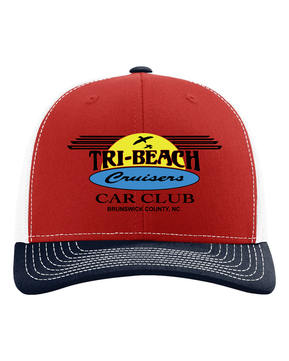 Tri-Beach Cruisers Classic Design Richardson Snapback Trucker Cap
