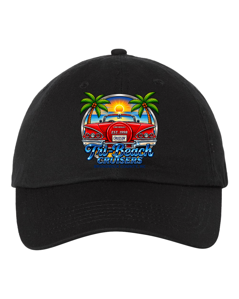 Tri-Beach Cruisers New Design Classic Bio-Washed Classic Dad Hat - VC300A
