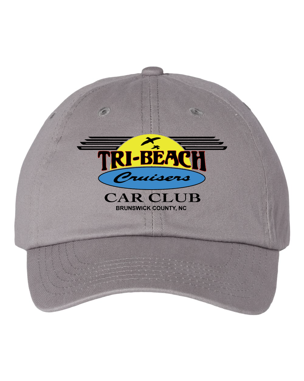 Tri-Beach Cruisers Classic Design Bio-Washed Classic Dad Hat
