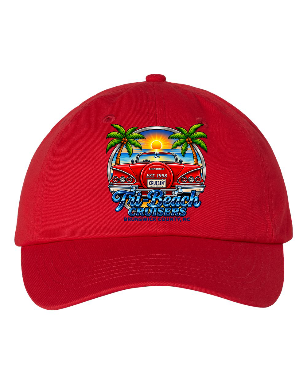 Tri-Beach Cruisers New Design Classic Bio-Washed Classic Dad Hat - VC300A