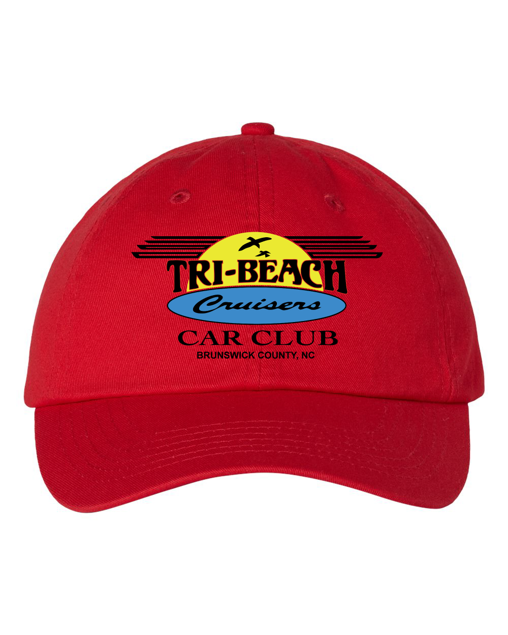 Tri-Beach Cruisers Classic Design Bio-Washed Classic Dad Hat