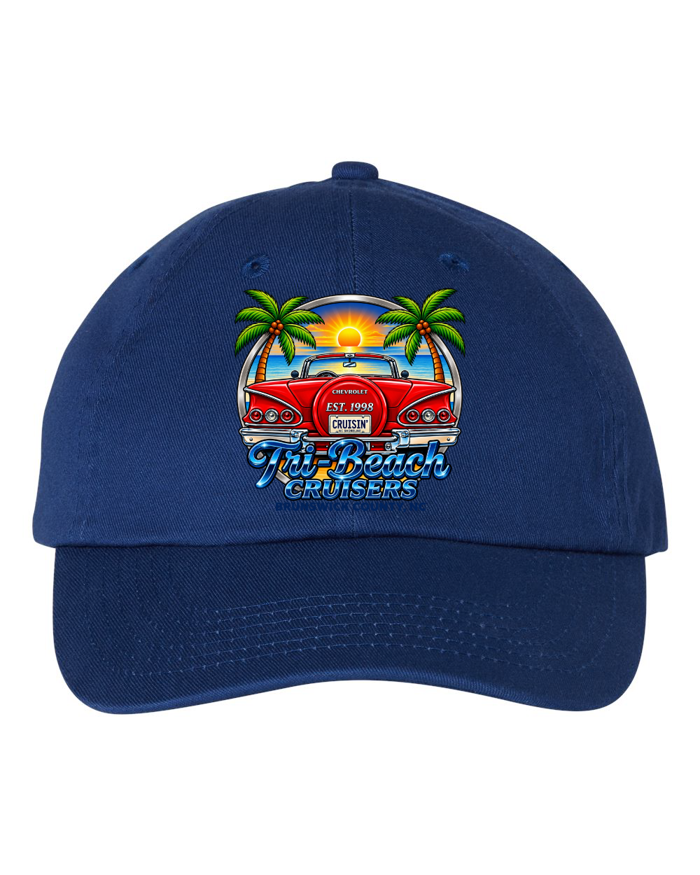 Tri-Beach Cruisers New Design Classic Bio-Washed Classic Dad Hat - VC300A