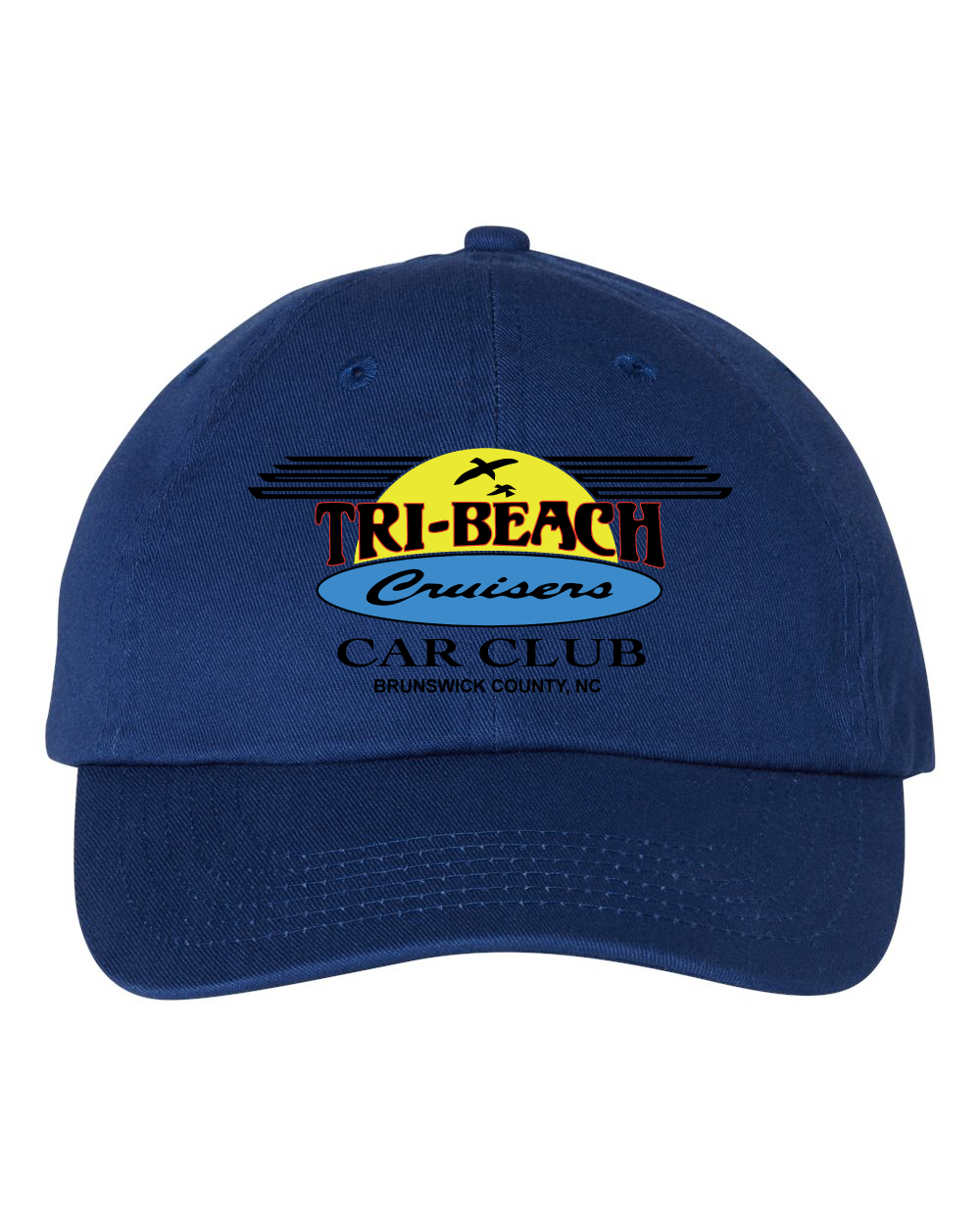 Tri-Beach Cruisers Classic Design Bio-Washed Classic Dad Hat