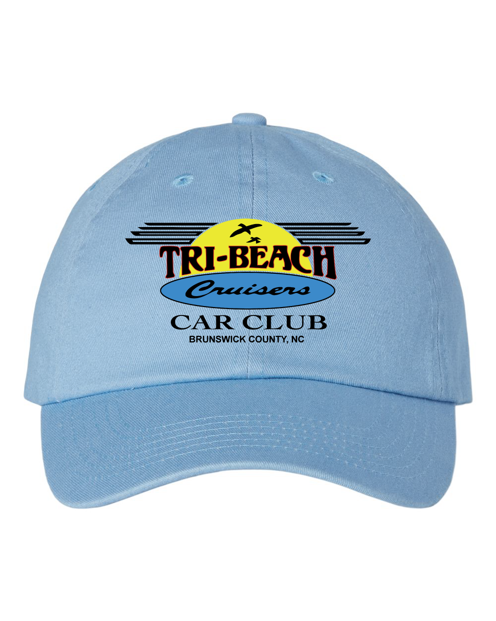 Tri-Beach Cruisers Classic Design Bio-Washed Classic Dad Hat