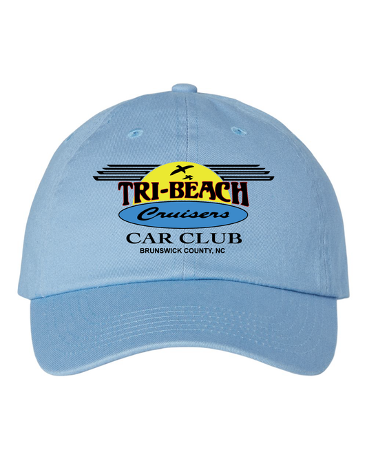 Tri-Beach Cruisers Classic Design Bio-Washed Classic Dad Hat