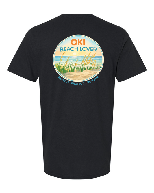 Oak Island Beach Preservation Beach Lover Unisex Softstyle® T-Shirt - #64000 (click for more colors)