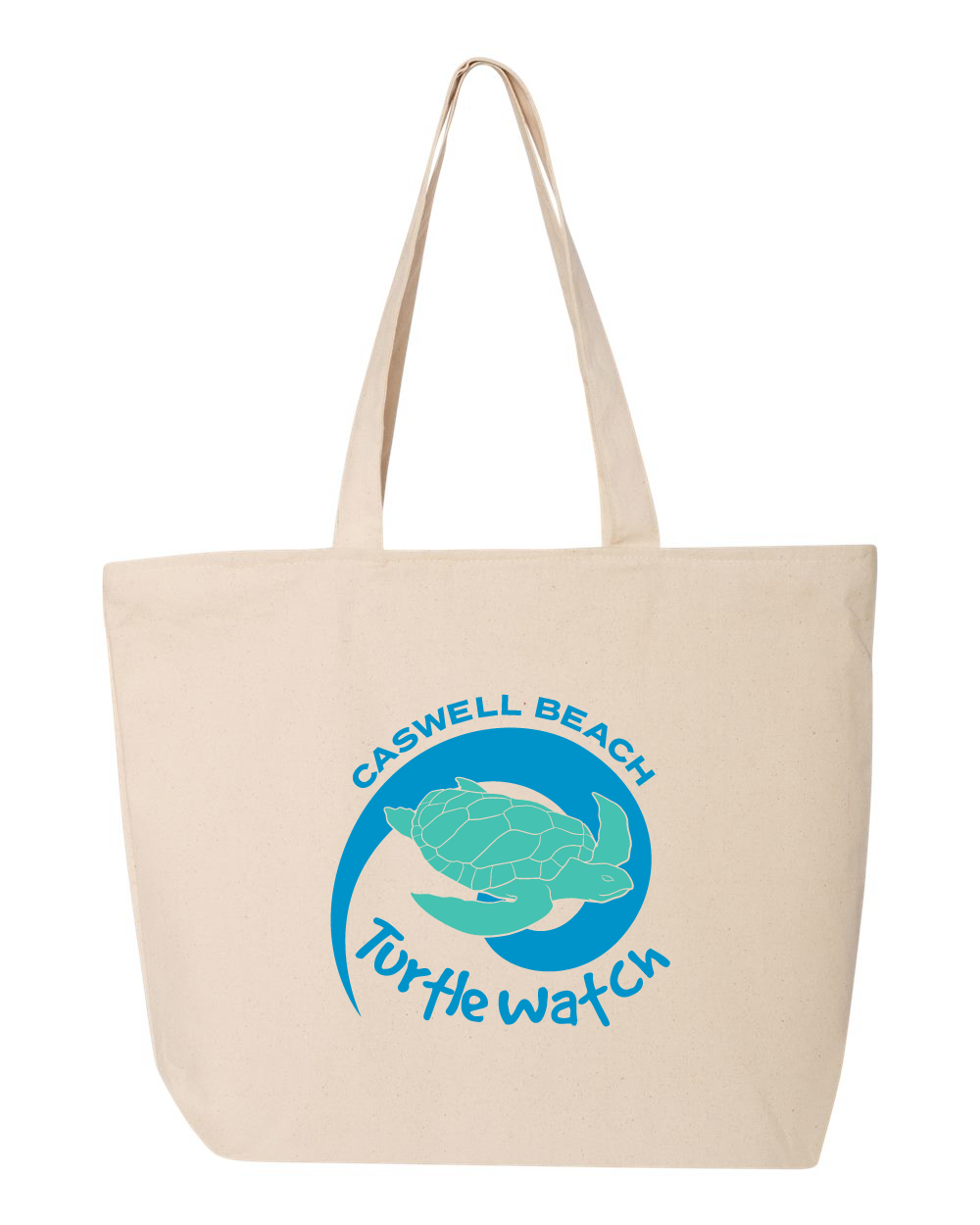 Caswell Beach Turtle Watch 25L Zippered Tote - Q611