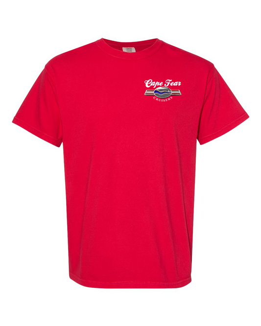 Cape Fear Cruisers Premium Comfort Color Unisex Garment-Dyed Heavyweight T-Shirt - 1717 (Click for more colors)
