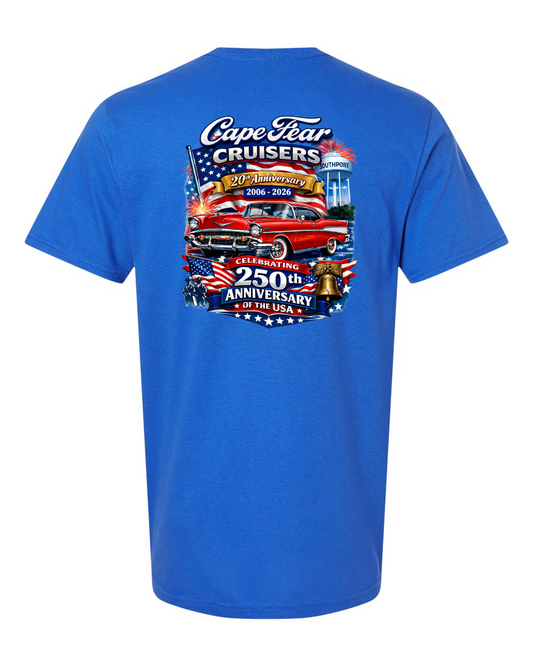 Cape Fear Cruisers 20th Anniversary Unisex Softstyle® T-Shirt - 64000 (click for more colors)