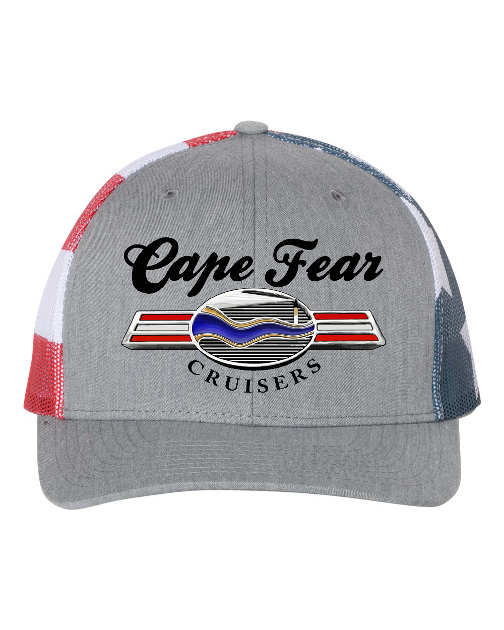 Cape Fear Cruisers USA Richardson Printed Mesh Trucker Cap - #112PM (click for more colors)