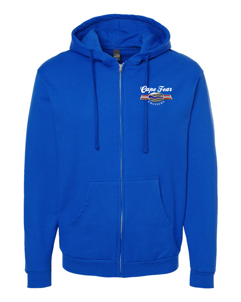 Cape Fear Cruisers Classic Unisex Full-Zip Hooded Sweatshirt - 331 (click for more colors)