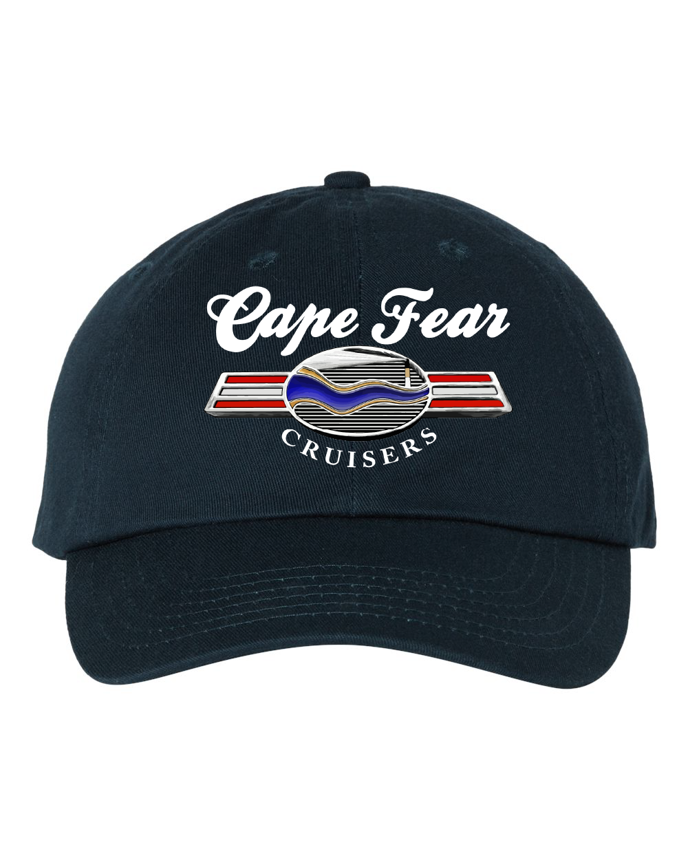 Cape Fear Cruisers Classic Bio-Washed Classic Dad Hat - VC300A (click for more colors)