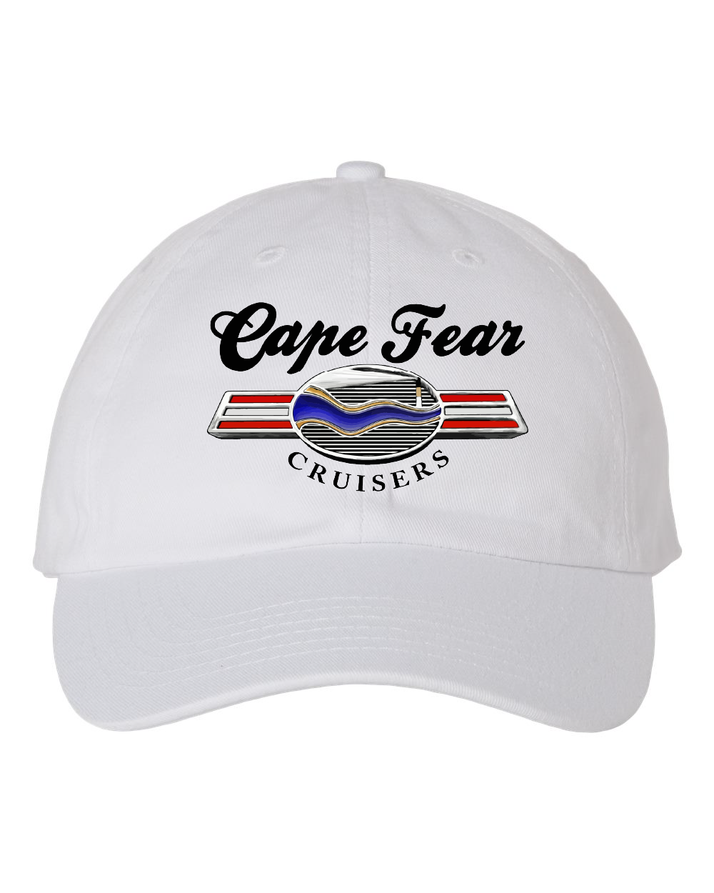 Cape Fear Cruisers Classic Bio-Washed Classic Dad Hat - VC300A (click for more colors)