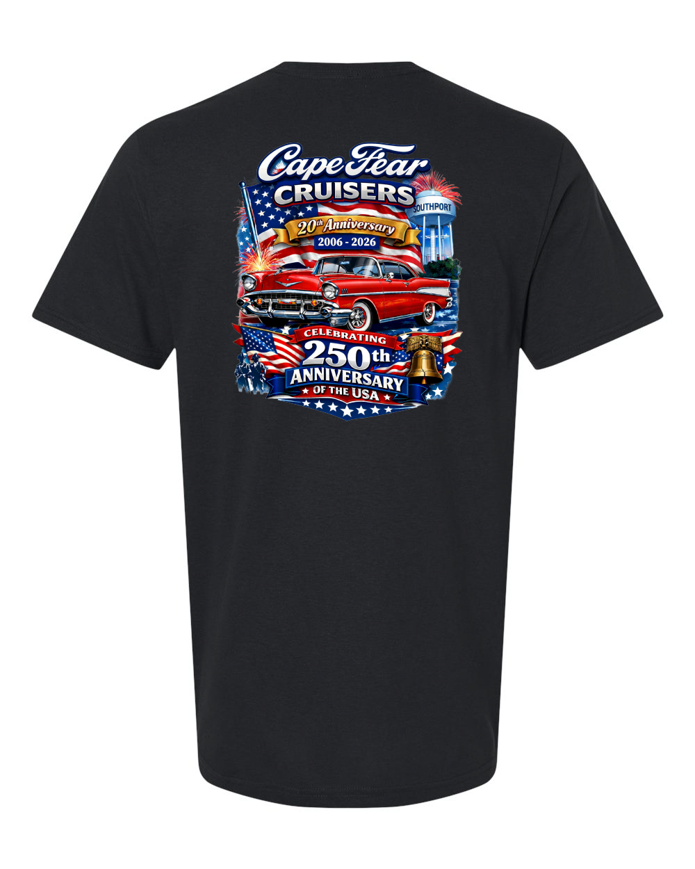Cape Fear Cruisers 20th Anniversary YOUTH Softstyle® T-Shirt - 64000 (click for more colors)