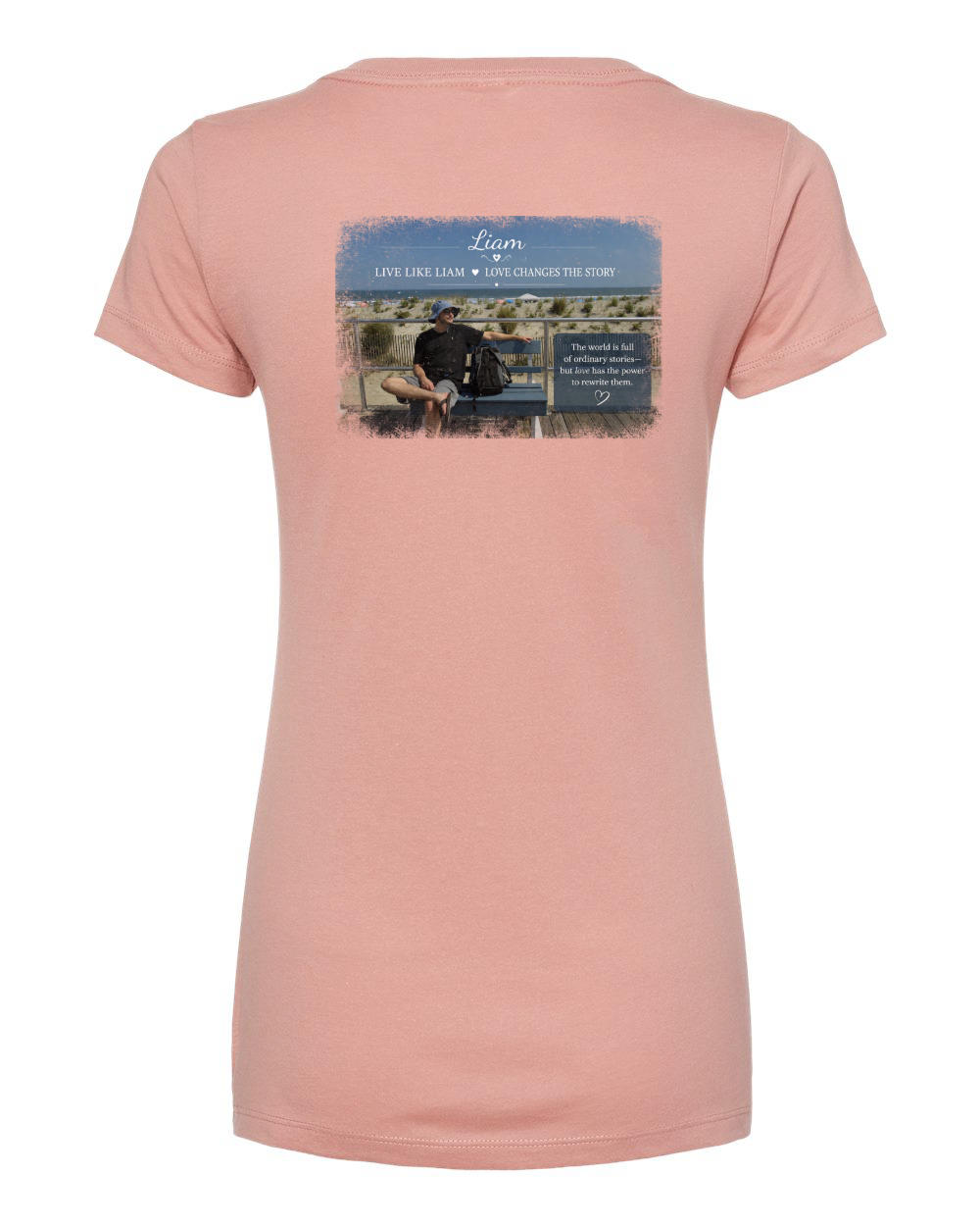 Live Like Liam Women's Ideal V-Neck T-Shirt - 1540 (Click for more colors)