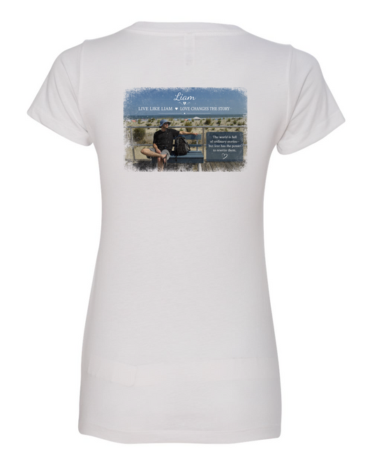 Live Like Liam Women's Ideal V-Neck T-Shirt - 1540 (Click for more colors)
