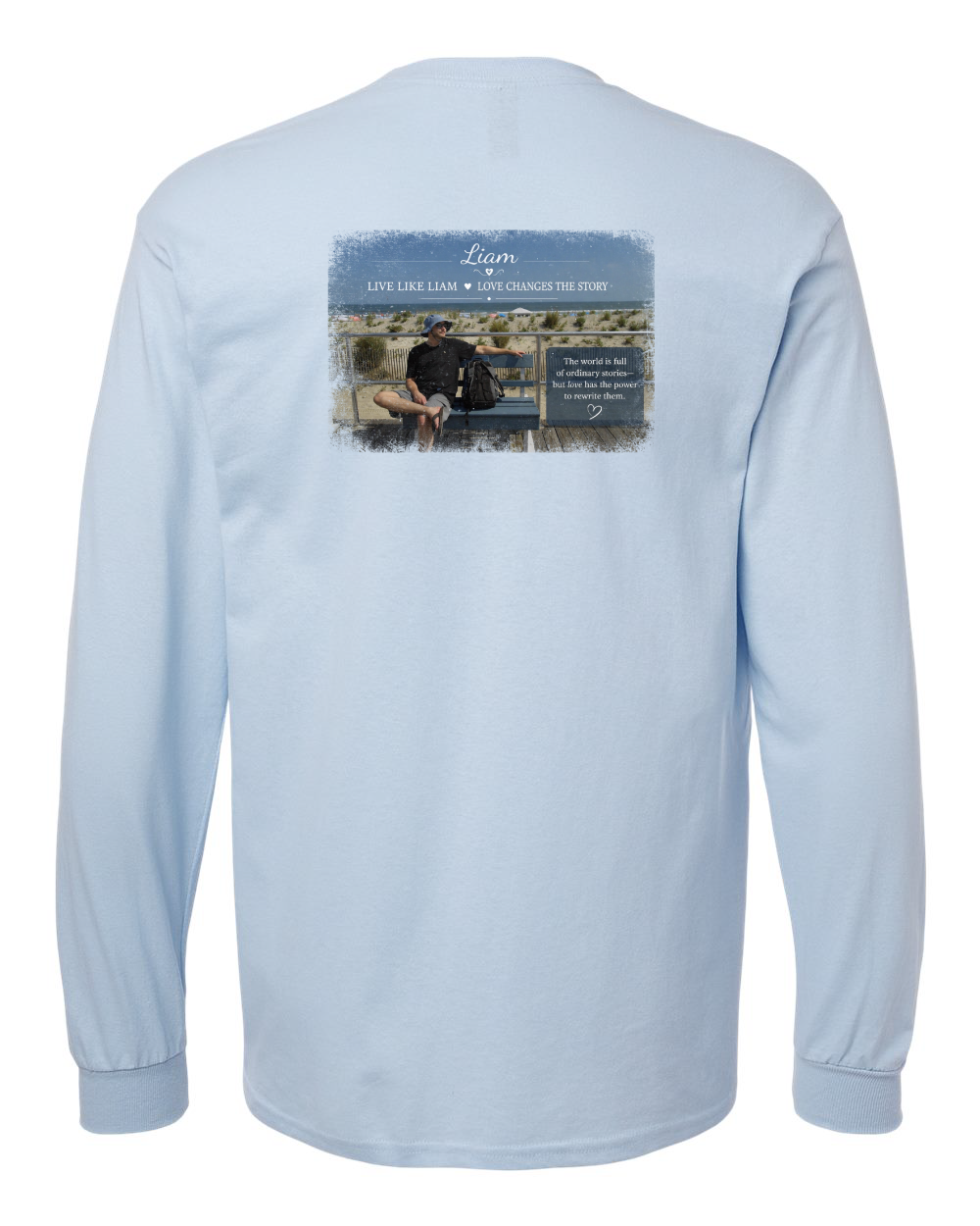 Live Like Liam Unisex Cotton Long Sleeve T-Shirt - 5400 (click for ore colors)