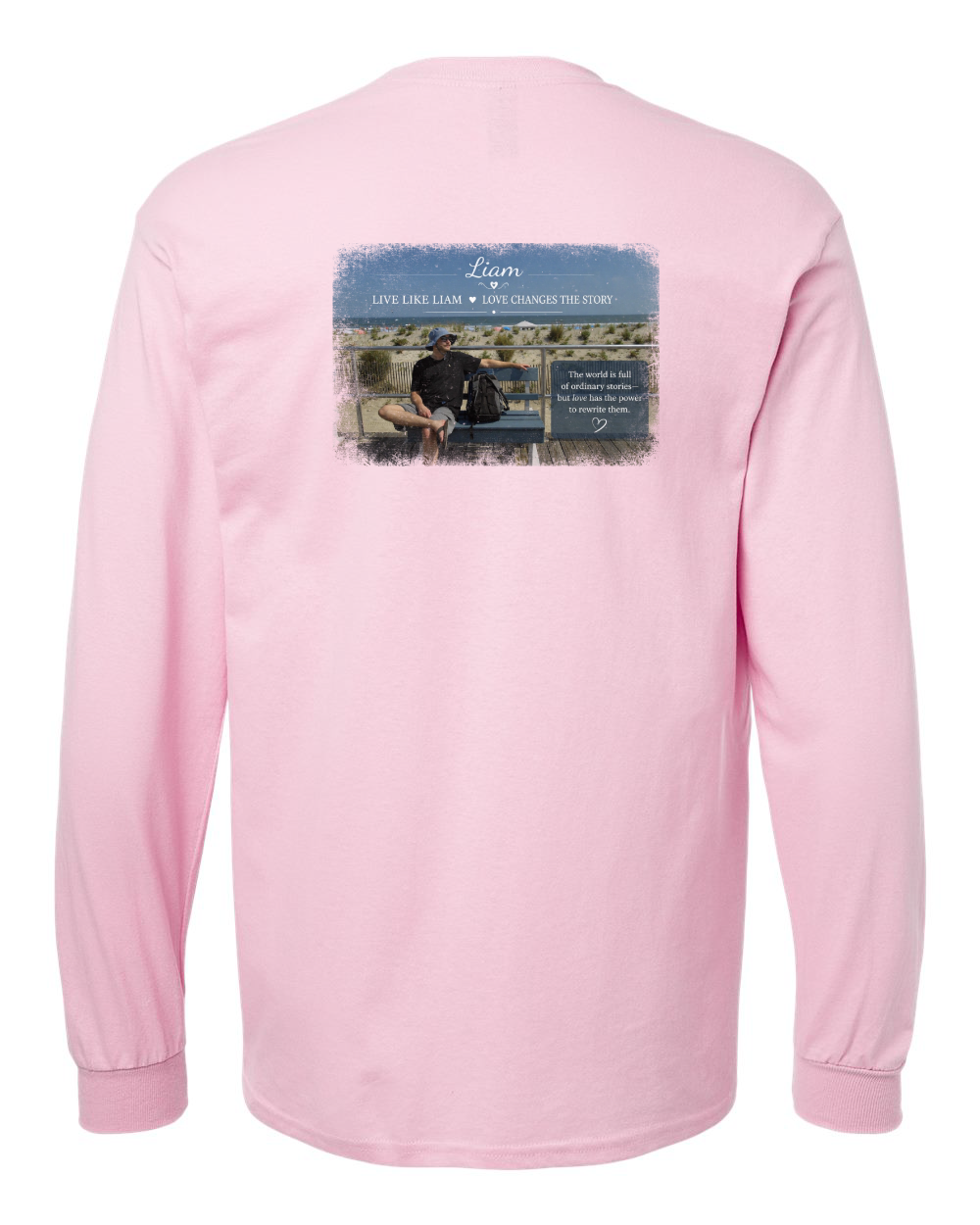 Live Like Liam Unisex Cotton Long Sleeve T-Shirt - 5400 (click for ore colors)