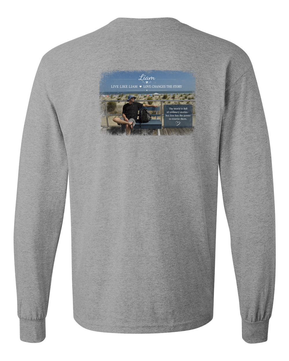 Live Like Liam Unisex Cotton Long Sleeve T-Shirt - 5400 (click for ore colors)