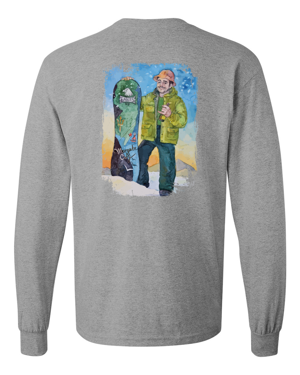 Live Like Liam Caricature Unisex Cotton Long Sleeve T-Shirt - 5400 (click for more colors)