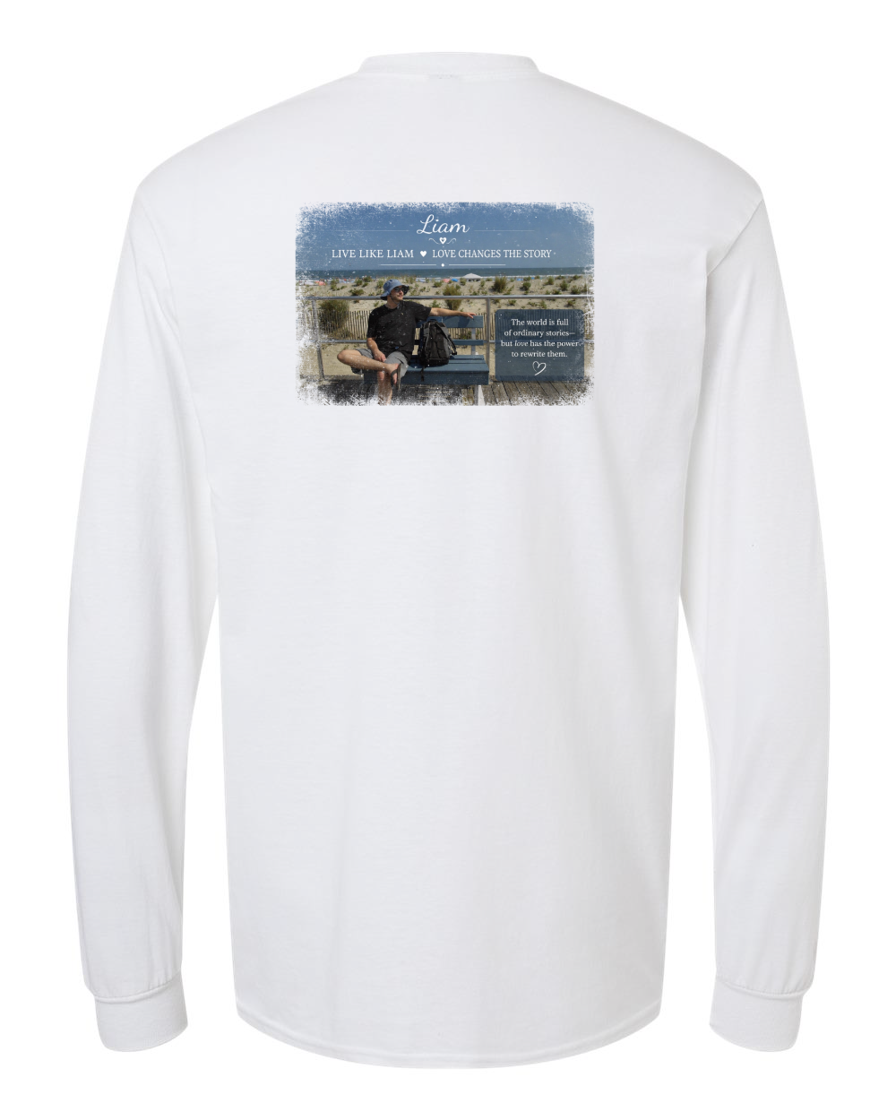 Live Like Liam Unisex Cotton Long Sleeve T-Shirt - 5400 (click for ore colors)