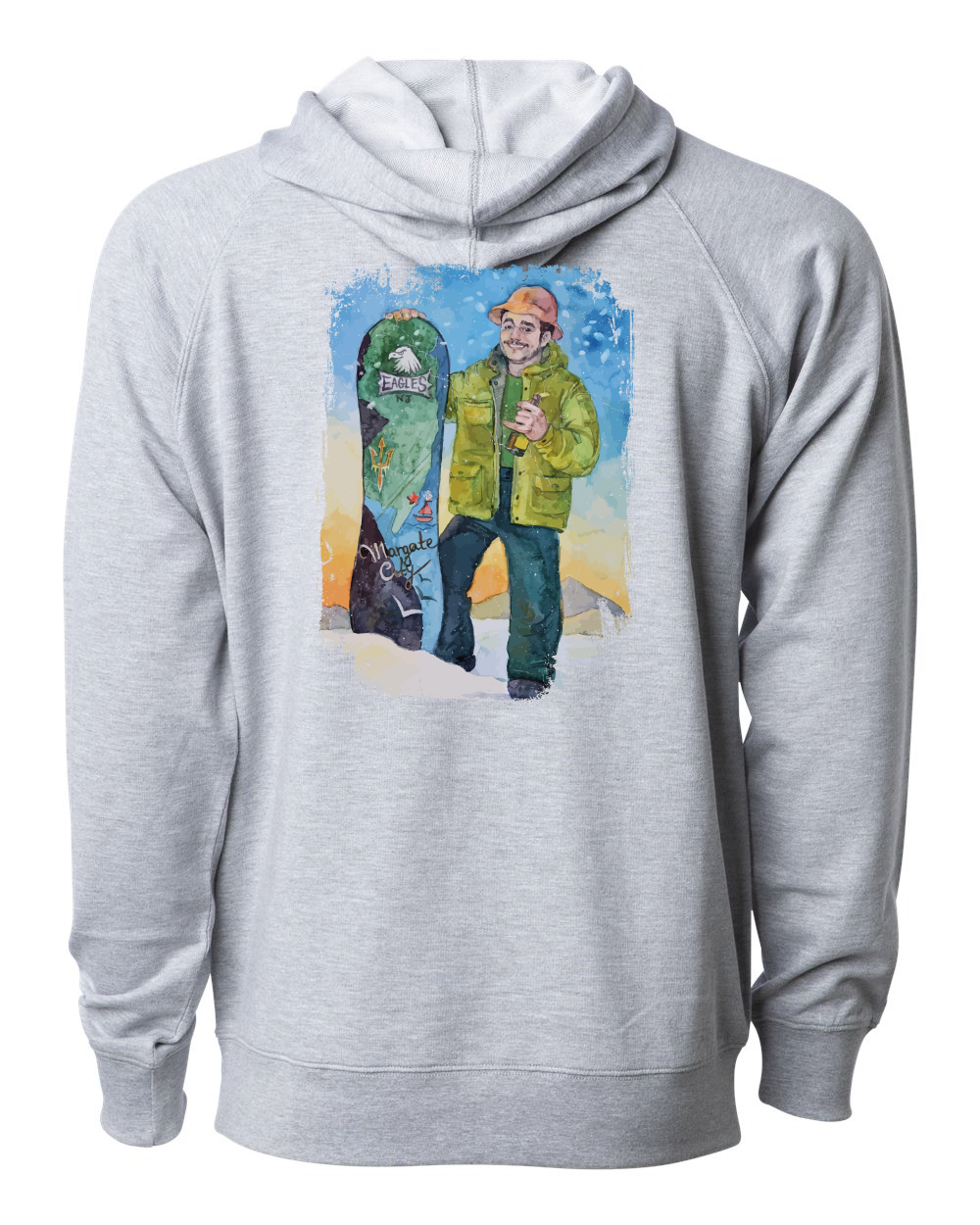 Live Like Liam Caricature Unisex Lightweight Hooded Sweatshirt - SS1000 (click for more colors)
