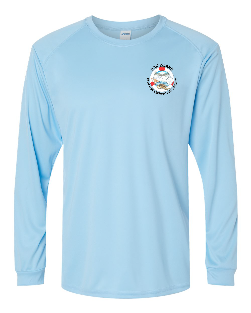 Oak Island Beach Preservation New Design Unisex Long Islander Performance Long Sleeve T-Shirt - 210 (click for more colors)