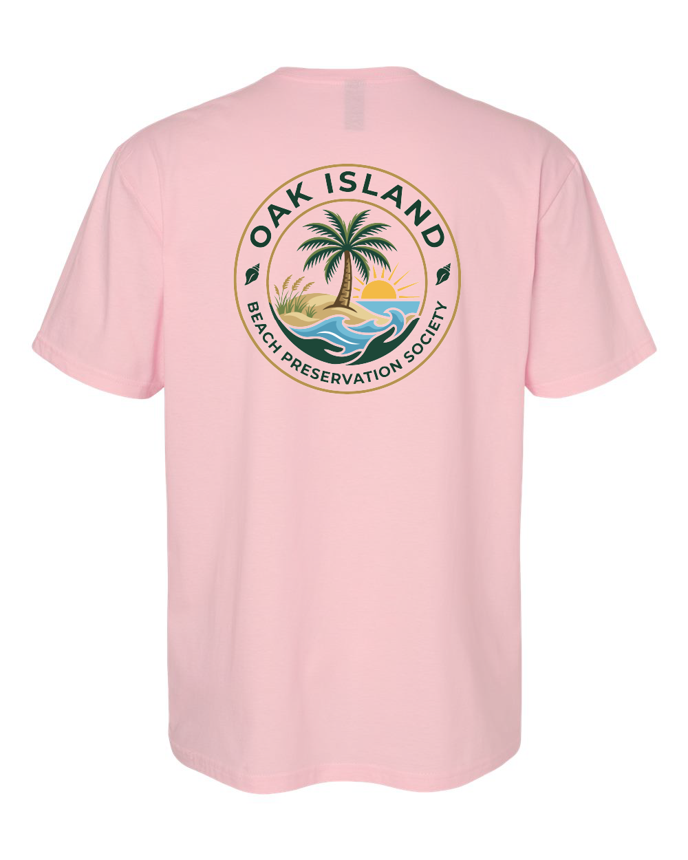 Oak Island Beach Preservation New Design Unisex Softstyle® T-Shirt - #64000 (click for more colors)