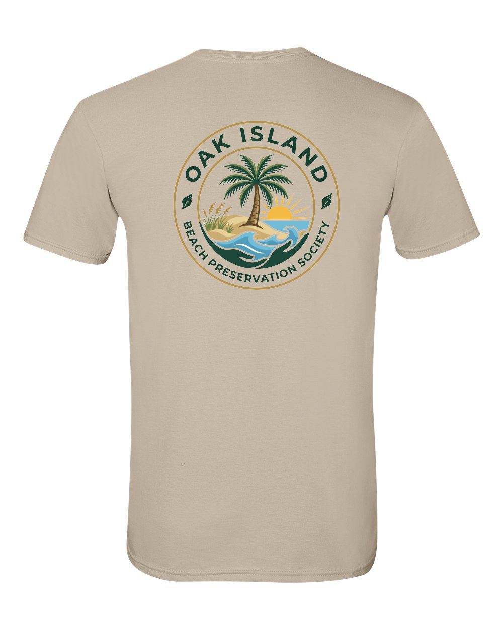 Oak Island Beach Preservation New Design Unisex Softstyle® T-Shirt - #64000 (click for more colors)