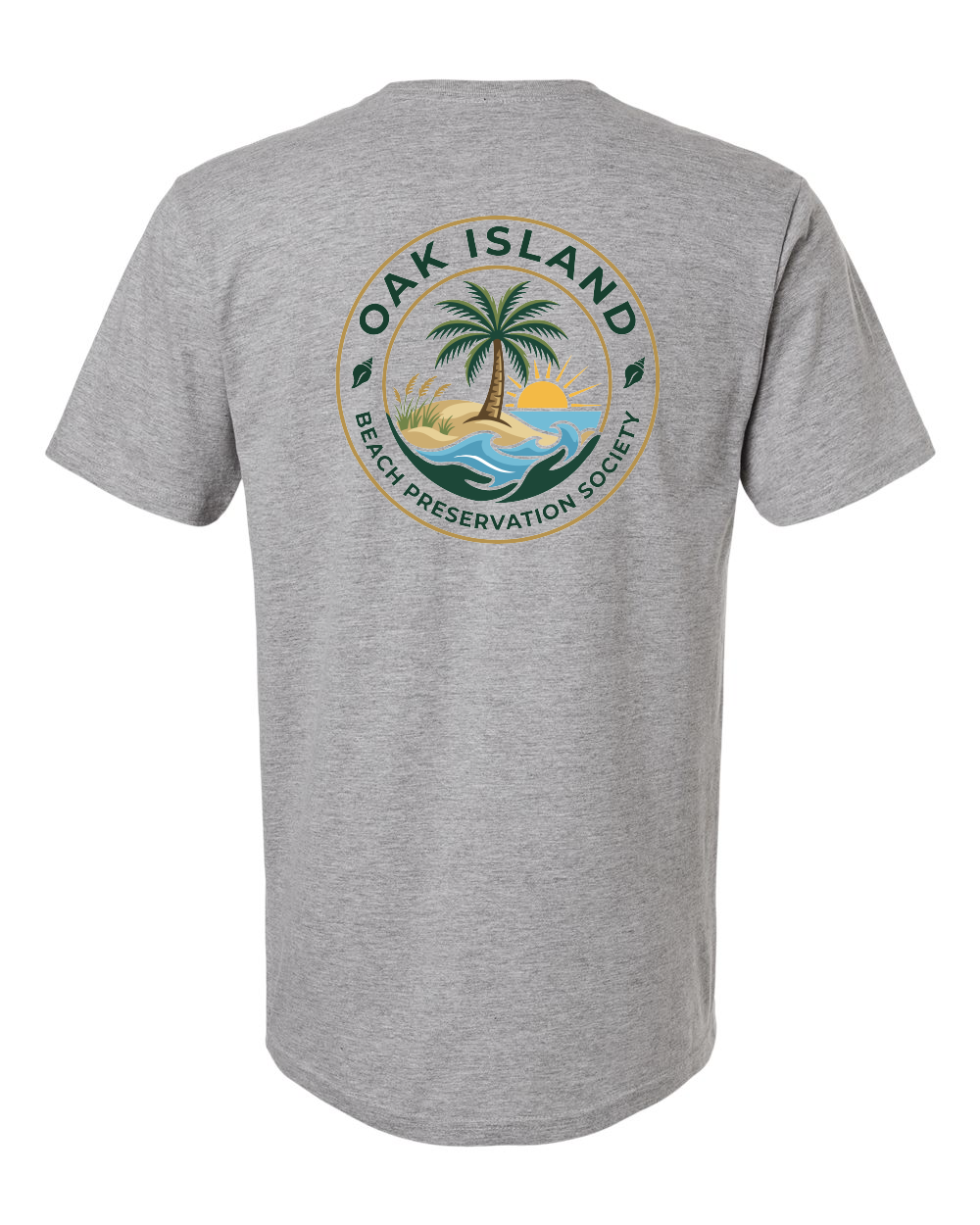 Oak Island Beach Preservation New Design Unisex Softstyle® T-Shirt - #64000 (click for more colors)