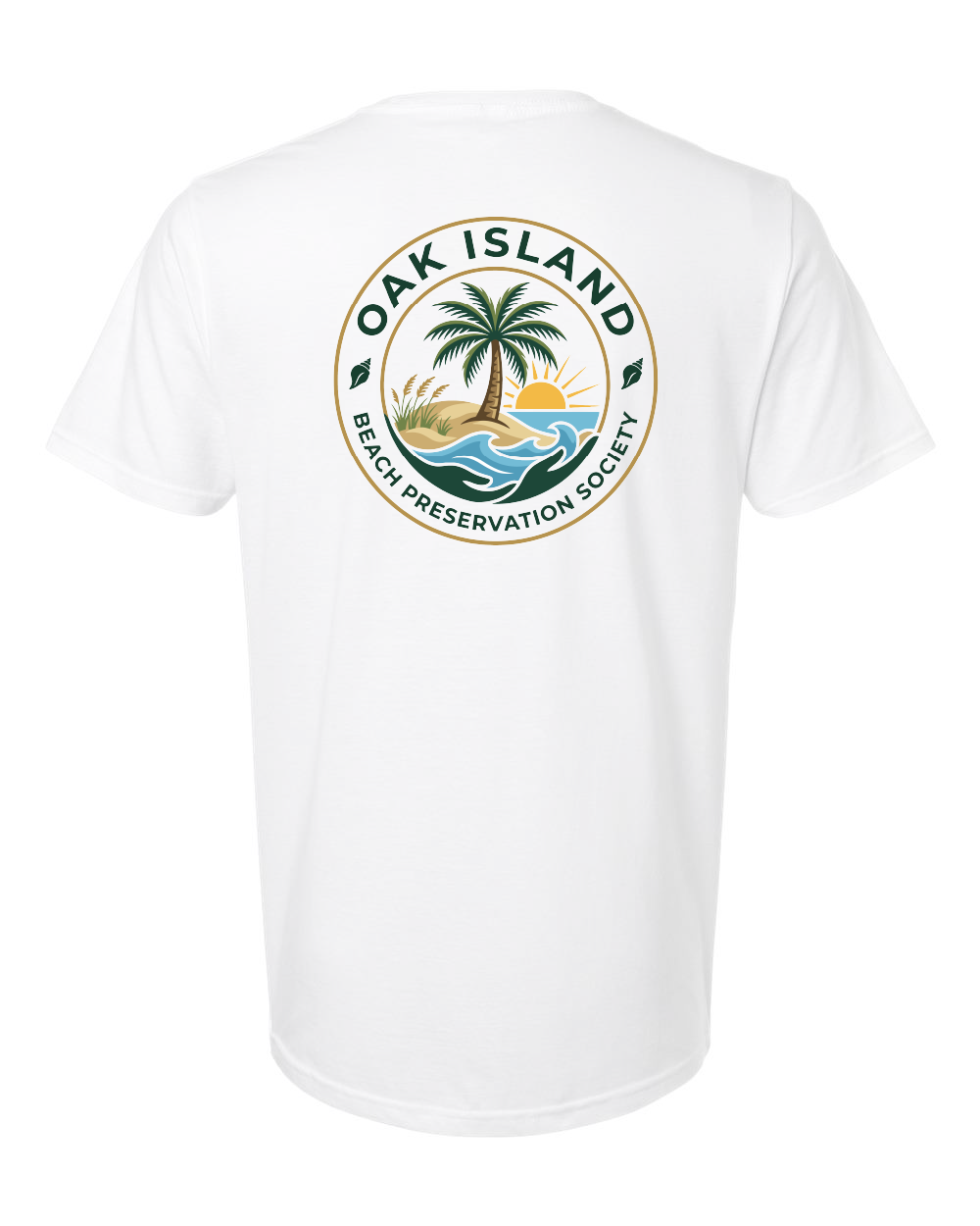 Oak Island Beach Preservation New Design Unisex Softstyle® T-Shirt - #64000 (click for more colors)