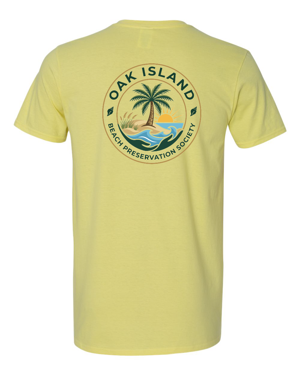 Oak Island Beach Preservation New Design Unisex Softstyle® T-Shirt - #64000 (click for more colors)