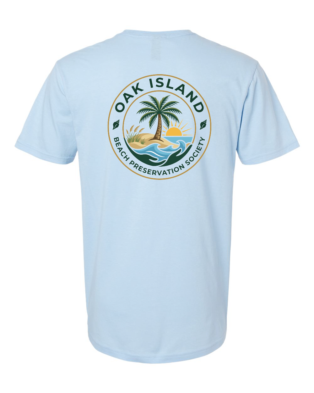 Oak Island Beach Preservation New Design Unisex Softstyle® T-Shirt - #64000 (click for more colors)