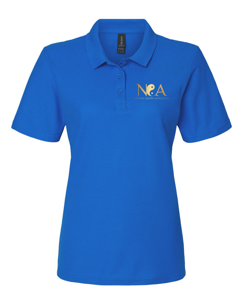 National Qigong Association Womens Softstyle® Pique Polo - 64800L (Click for more colors)