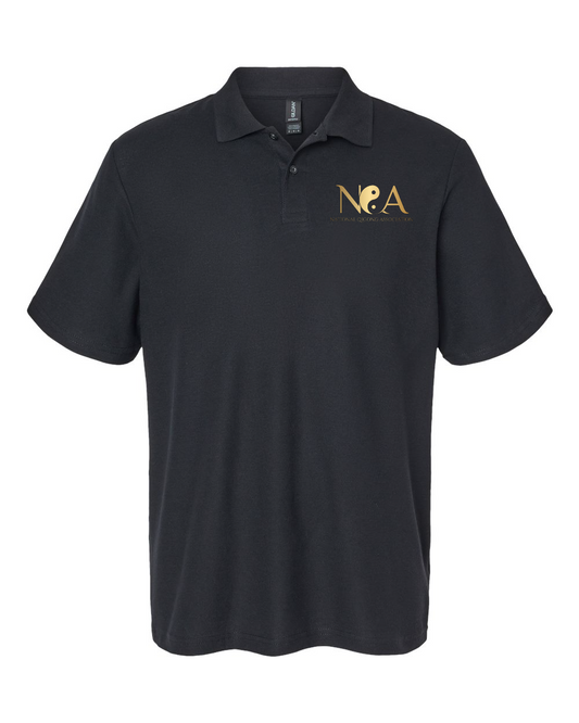 National Qigong Association Unisex Softstyle® Pique Polo - 64800 (Click for more colors)
