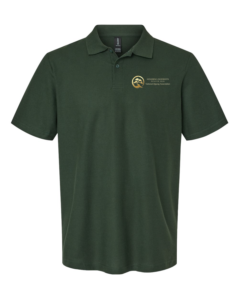 National Qigong Association Unisex Softstyle® Pique Polo - 64800