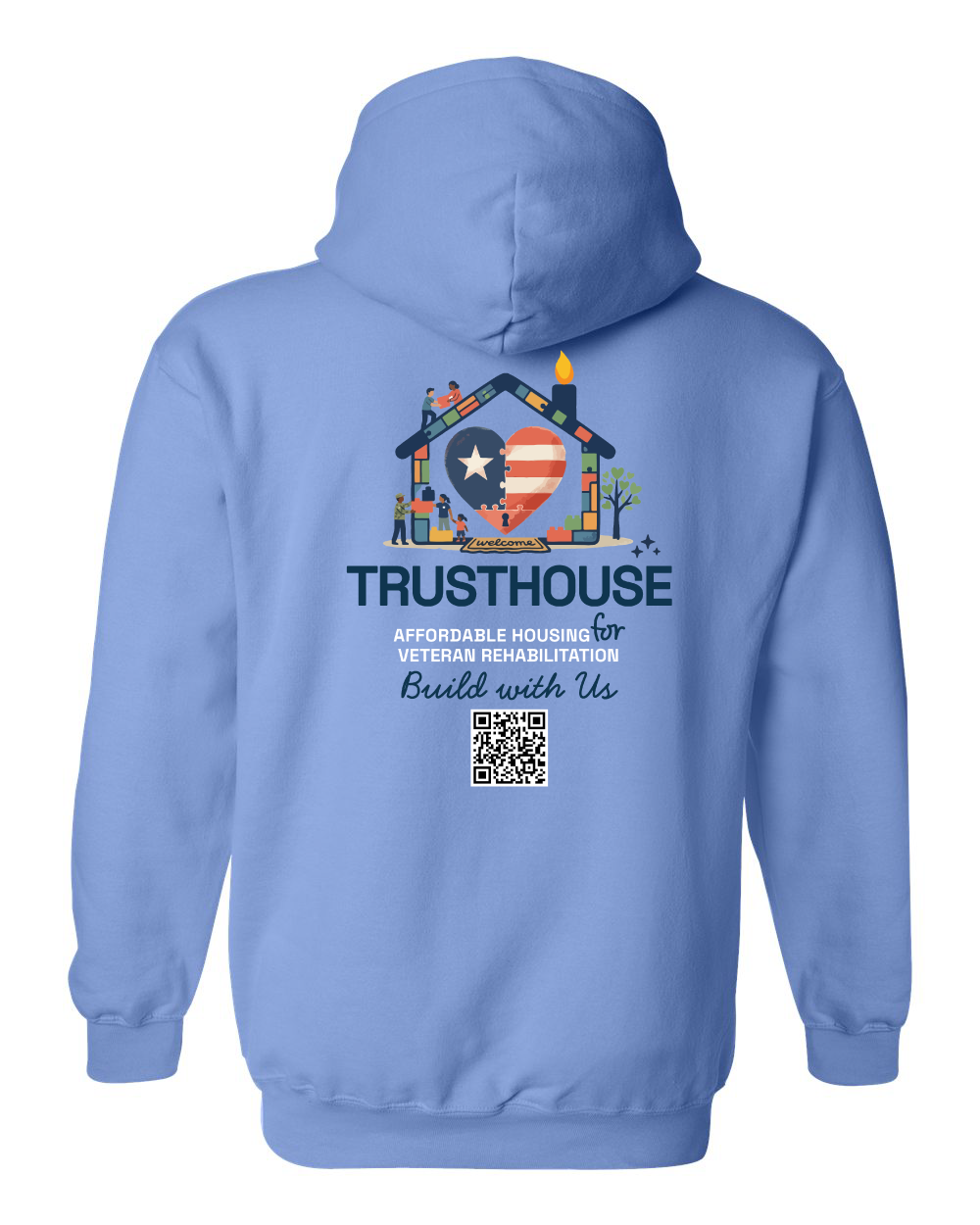TrustHouse Unisex Heavyweight Unisex Hoodie (click for more colors)