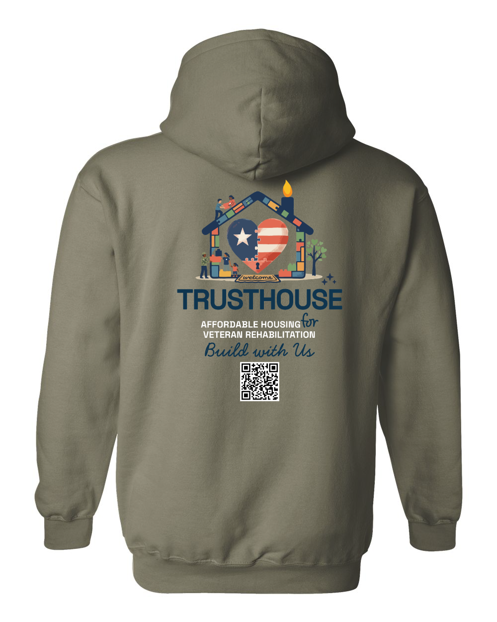 TrustHouse Unisex Heavyweight Unisex Hoodie (click for more colors)
