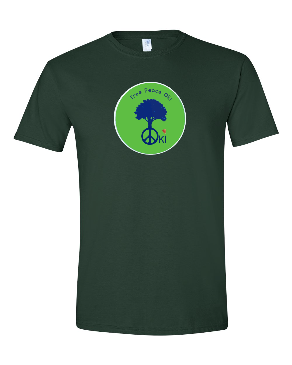 Tree Peace OKI Unisex Softstyle® T-Shirt - 64000 (click for more colors)