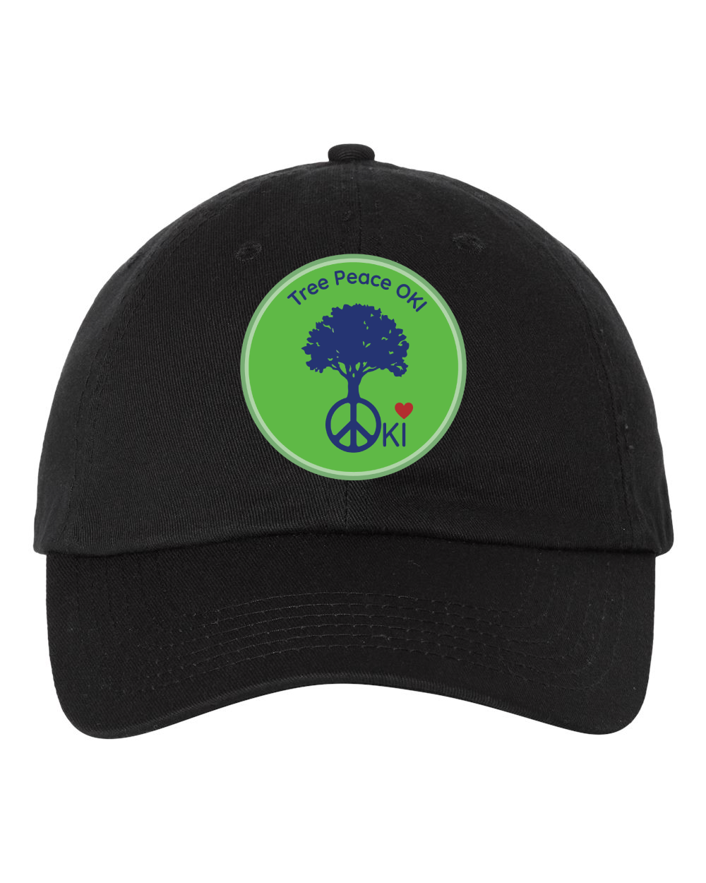 Tree Peace OKI Bio-Washed Classic Dad Hat (click for more colors)
