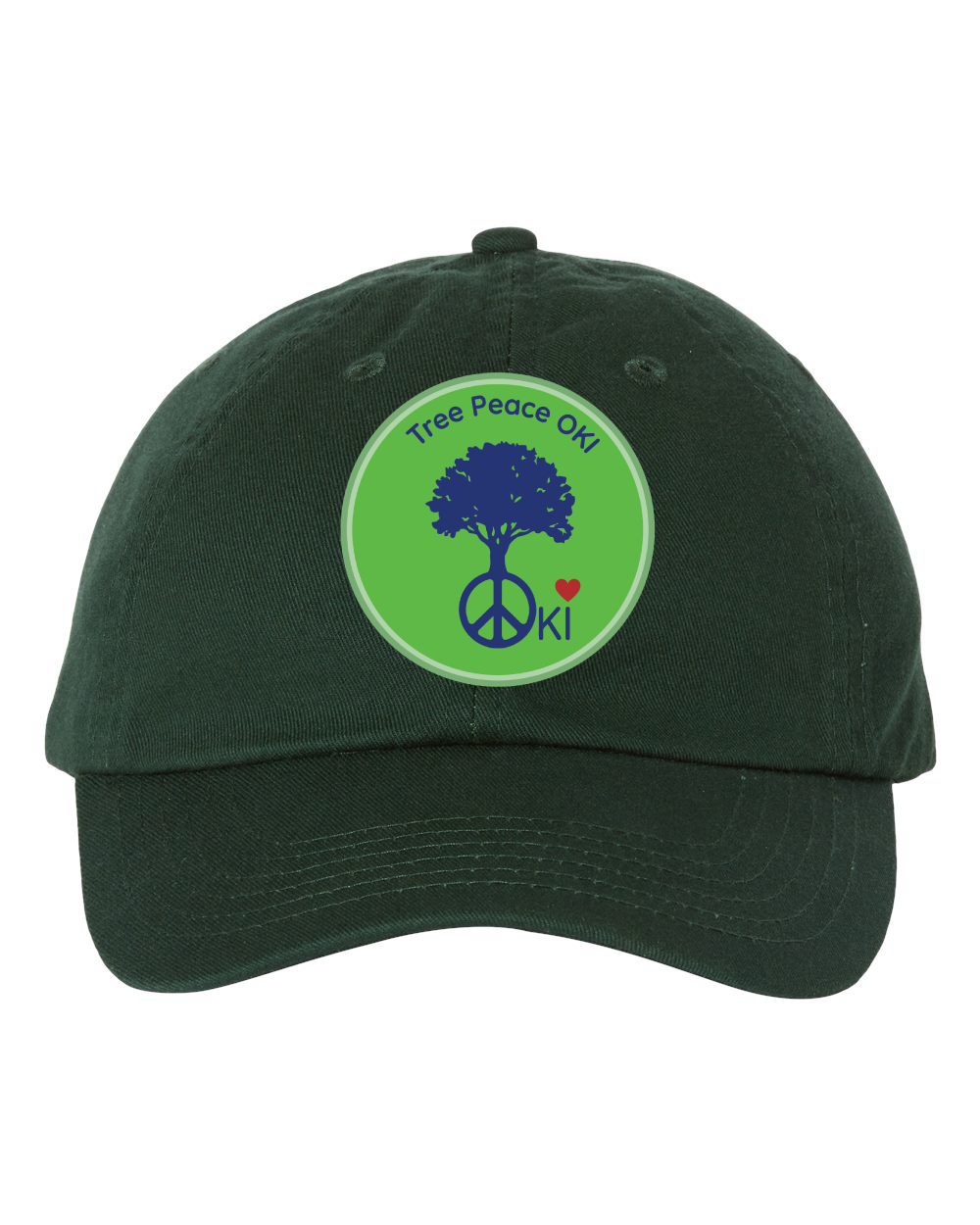 Tree Peace OKI Bio-Washed Classic Dad Hat (click for more colors)