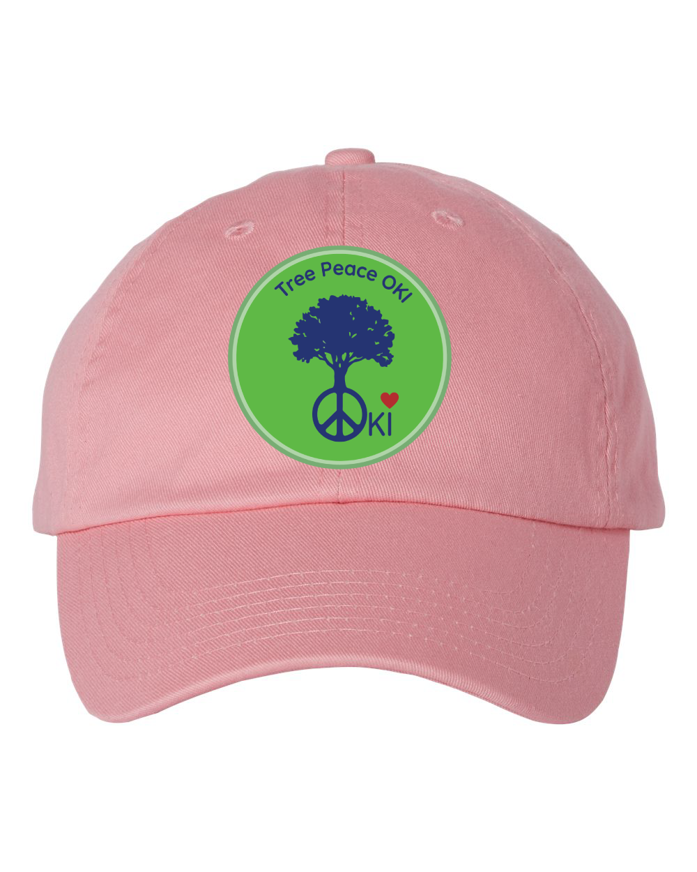 Tree Peace OKI Bio-Washed Classic Dad Hat (click for more colors)
