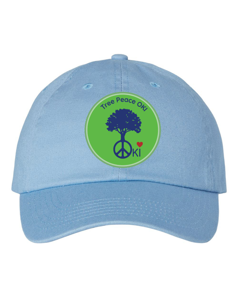 Tree Peace OKI Bio-Washed Classic Dad Hat (click for more colors)