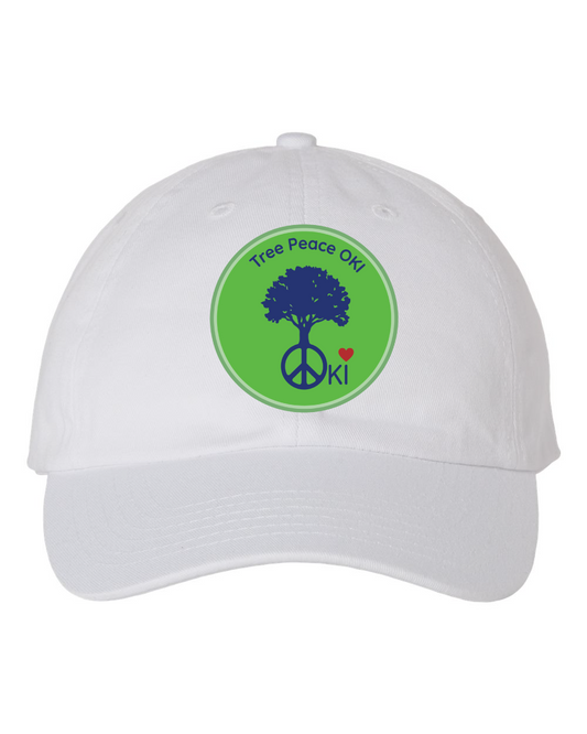 Tree Peace OKI Bio-Washed Classic Dad Hat (click for more colors)