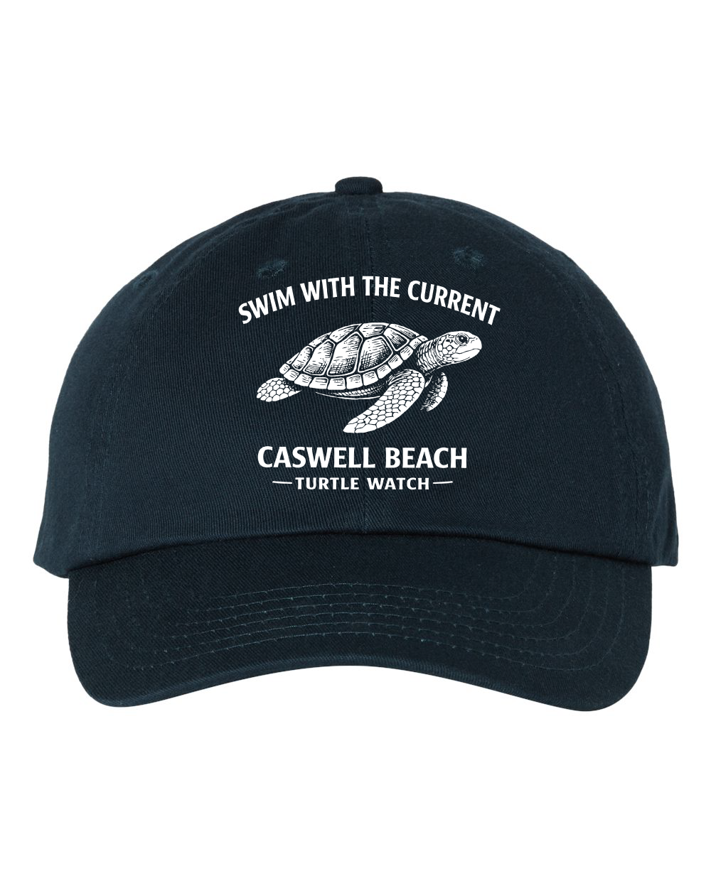 2026 Caswell Beach Turtle Watch Bio-Washed Classic Dad Hat (click for more colors)