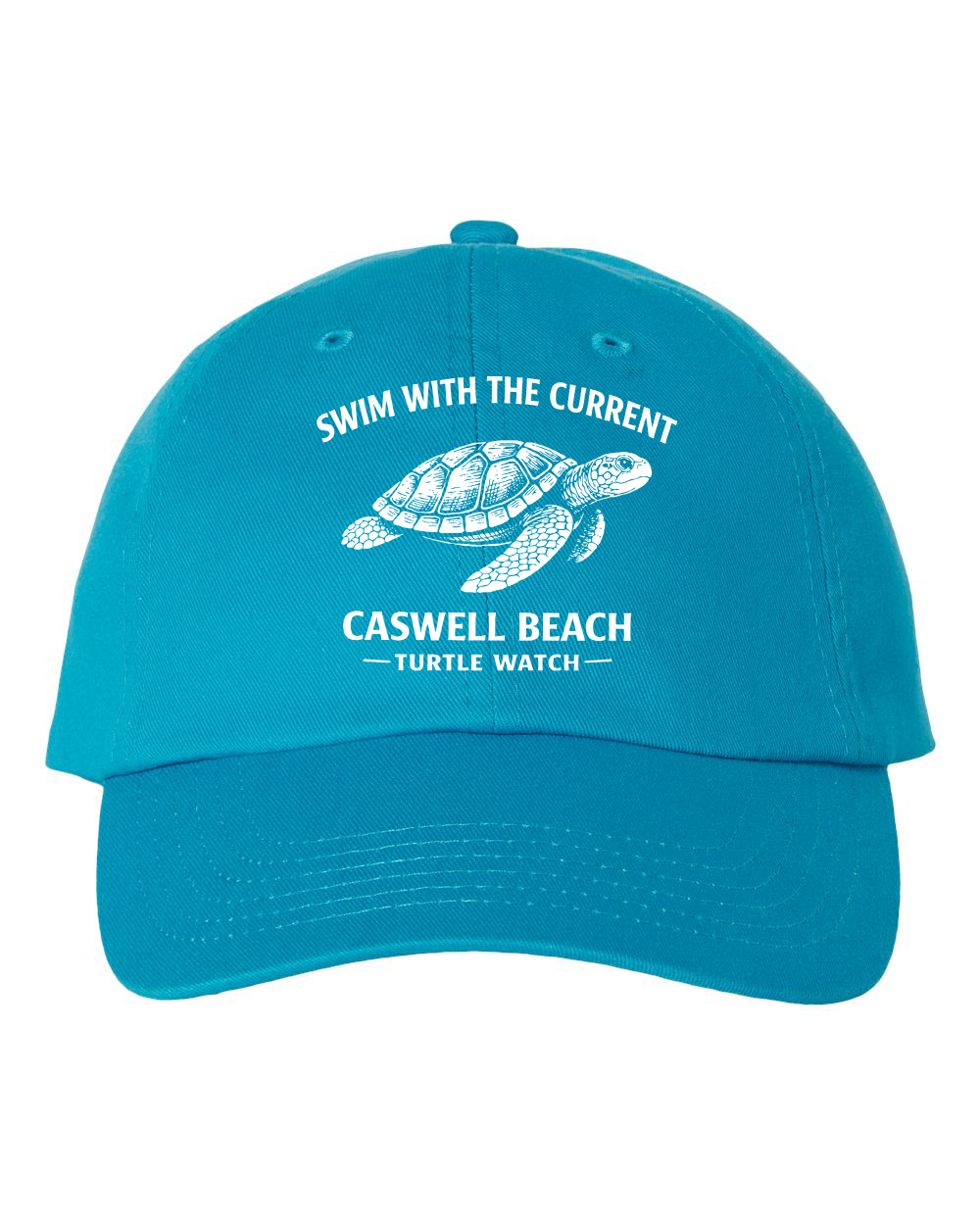 2026 Caswell Beach Turtle Watch Bio-Washed Classic Dad Hat (click for more colors)